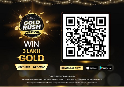PLUS Unveils `Gold Rush Festival` to Illuminate Diwali 2023 with Prosperity and Joy